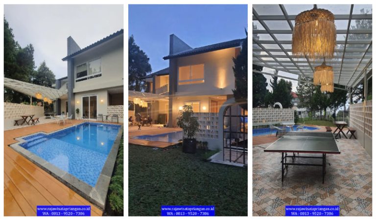 Villa Rotensia 6 Kamar Tidur: Pilihan Terbaik Villa Private Pool di Lembang untuk Keluarga Besar