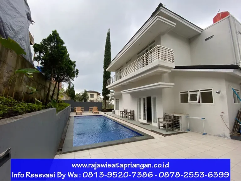 Villa Atrium Parongpong: 4 Kamar Private Pool untuk Rombongan hingga 30 Orang di Bandung Barat