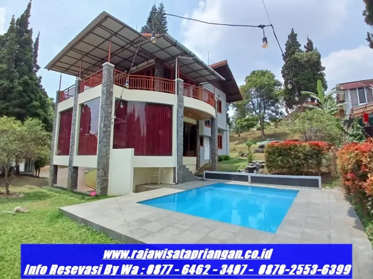 Villa Garbera 3 Kamar Private Pool – Liburan Kelompok Besar Tanpa Ribet di Lembang